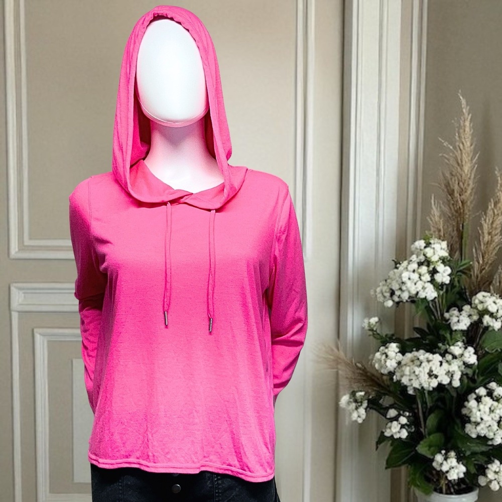 Calvin Klein Performance Women's Hoodie Hot Pink Size Medium Pullover NWT!